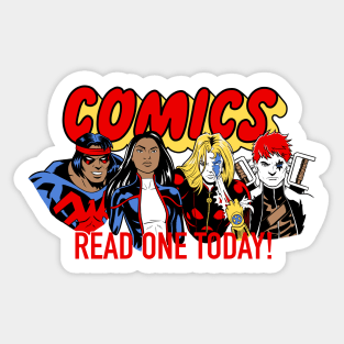 Comics Read One Today Series 4 Sticker